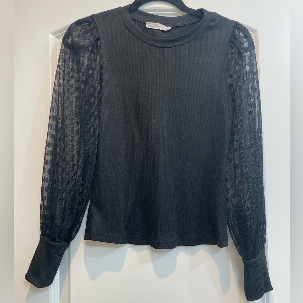 Lush lace sleeve top
